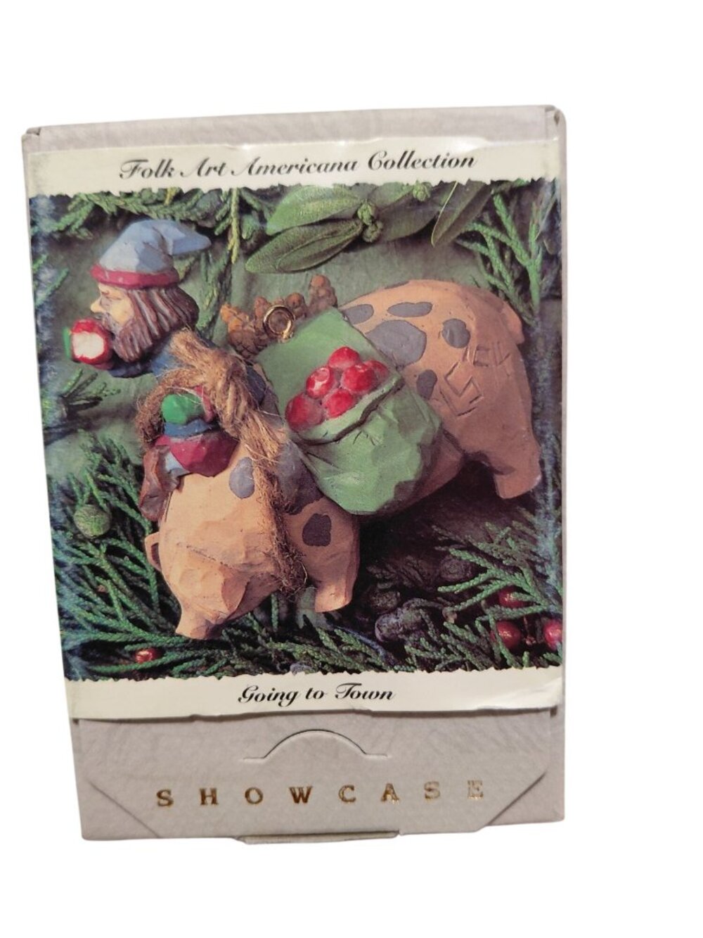 Hallmark Keepsake Ornament "Going To Town" Folk Art Americana Collection NOB